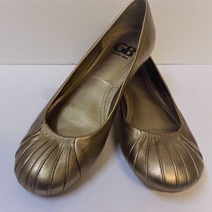 Giani Bini Gold Ballet Style Flats